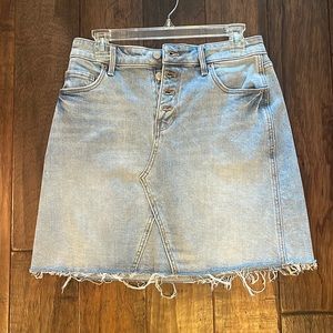 light jean skirt